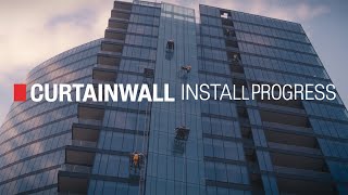 Watch this Amazing Semi-Unitized Glass Curtainwall installation!