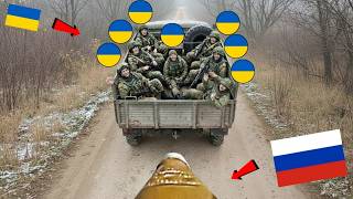 Russian FPV Drone Spots Ukrainian Troops in a Full Truck – Then THIS Happened…