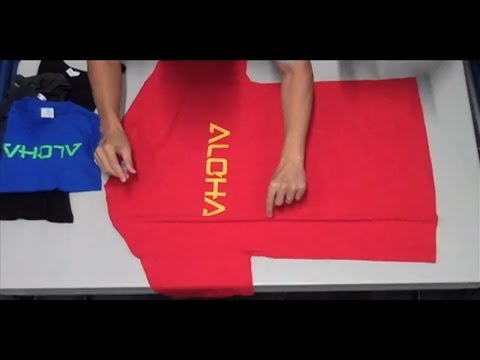 How To Fold a T-shirt in 2 seconds - Japanese way of folding T-shirts