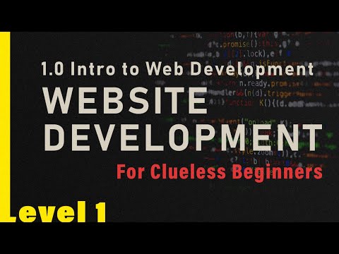 1.0 Learn Web Development (Beginners, start here!)