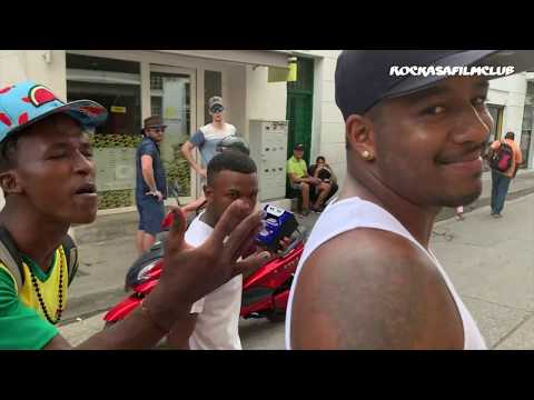 Beware Of The Real Colombian Street (Raperos) Rappers There Freestyles Are Fire! Cartagena Flow!