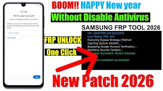 New Method 2026 Samsung FRP Bypass Tool Android 15/16 | All Samsung FRP Unlock 100% Working Method✅