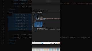 Basic tags in HTML || Web Development Tutorials Day-3 #webdevelopment #html #programming #tutorial