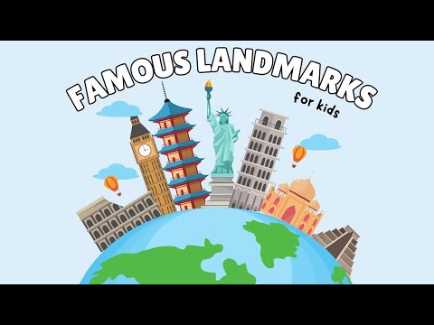 Famous World Landmarks for Kids | KidZone Learning Channel