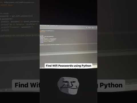 Wi-Fi using python#python #viral #shorts #css #youtubeshorts