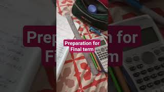preparation for final term #viral #vlog #youtube #youtubeshorts #finalterm