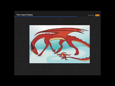 Snowy dragons speed draw!