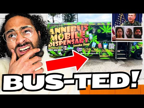 3 ARRESTED for Running Illegal DISPENSARY out of a Bus! 😳
