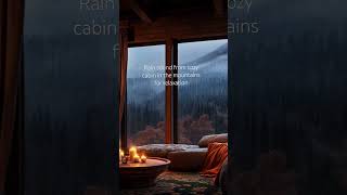 #deepsleepambience #fireplaceambience #meditationmusic #naturesoundscape #rainforsleep #rainsounds