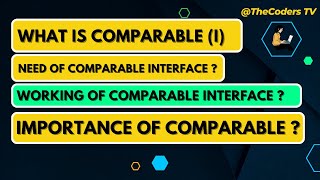 What is Comparable Interface | compareTo method in Comparable | Sorting in Java | Collections
