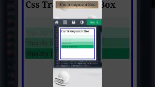 𝐂𝐬𝐬 𝐓𝐫𝐚𝐧𝐬𝐩𝐚𝐫𝐞𝐧𝐭 𝐁𝐨𝐱 | #css #transparency #box #html #style #css3 #html5 #website @Educationslearning