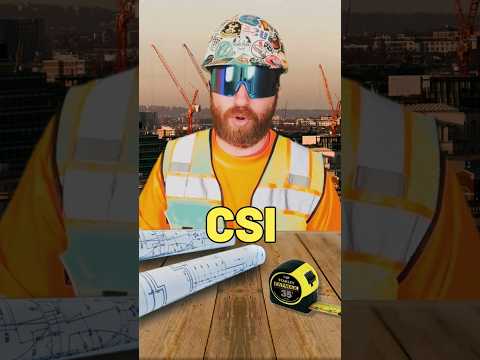 CSI - Construction Specifications Institute #construction #architect #engineer #shorts