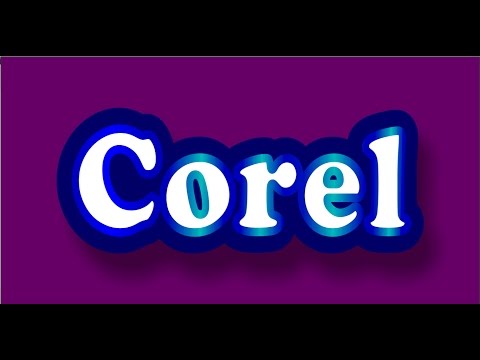 Text effects in CorelDraw | Corel Tutorials | Vector Graphics