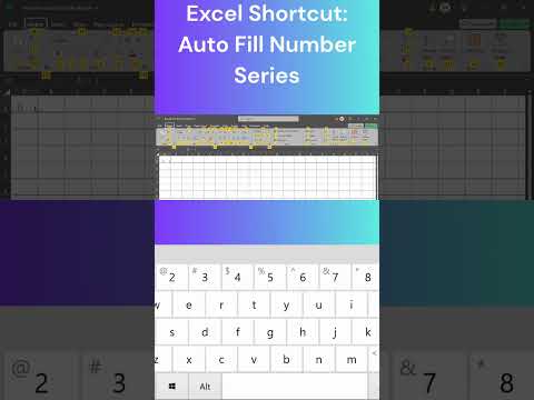 🟩Fill Series - Auto Fill 1- 1000 in Excel , No Formula/ No Drag #shorts