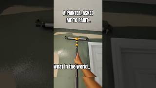 A painter, asked me to paint for him.. #alecpaints #diy