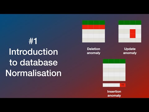 What is database normalisation? | Insert, update and delete anomaly explained | Data Warehousing