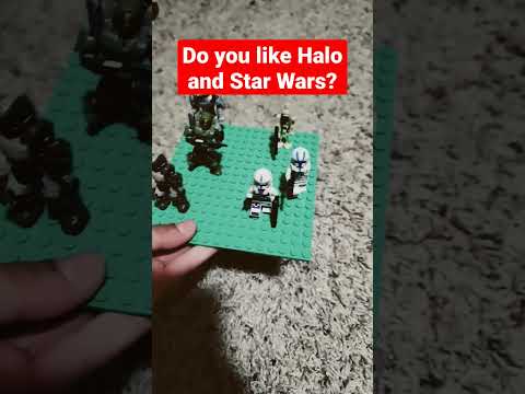 Do you like Halo and Star Wars #moviefigures #lego
