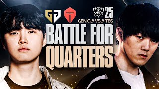 GenG vs TES WINNER MAKES TOP 8 | IWD 2025 WORLDS
