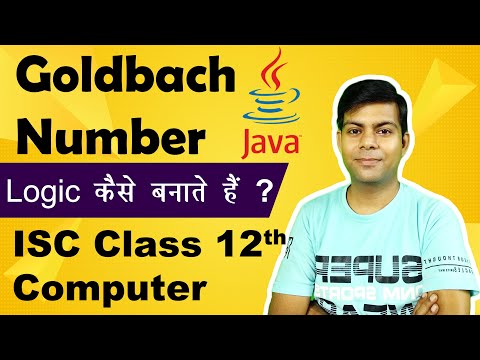 Goldbach Number in Java | Important Programs | ISC Computer Science 2023