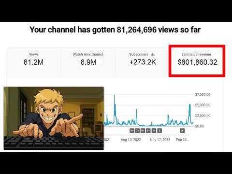 $801,869 With One Faceless Channel - Just Copy Me (Full Guide)