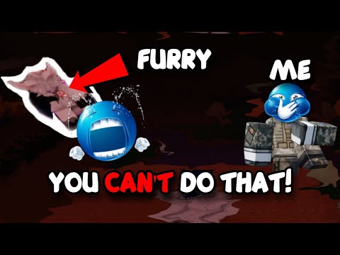 Furry gets MAD in Forsaken | Roblox Forsaken