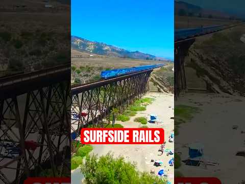 🚆🏄♂️ 9 hours on Amtrak’s Pacific Coast Surfliner #shorts #amtrak