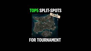 TOP 5 ERANGEL MAP SPLIT - SPORTS FOR COMPETITIVE MATCH #pubgmobile #pubgm #bgmi #battleroyalegame