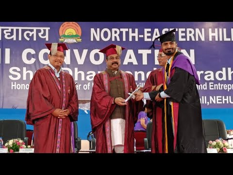 XXVII Convocation 2022, North-Eastern Hill University (NEHU) •Meghalaya CM •Edu Minister of India