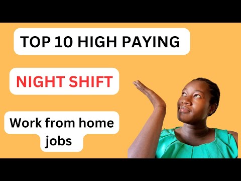 Top 10 Overnight Work From Home Jobs. Companies Always Hiring.  #workfromhome #earnmoneyonline