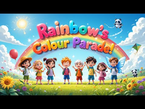 Rainbow's Colour Parade 🌈🌈 |@cartoonkingdom-46 Kids Nursery Rhyme