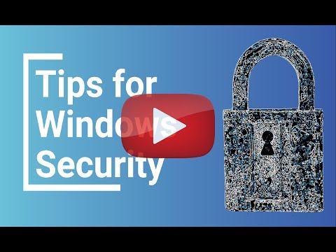 Tips for Windows Security
