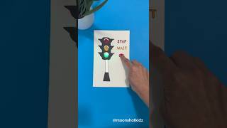 DIY “Traffic light” interactive card. Easy & fun paper electronics project for beginners #papercraft