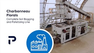 Complete Soil Bagging and Palletizing Line