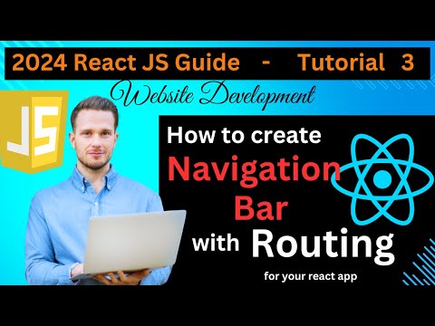 How to create navigation bar for your react app with Routing, Develop a website for you, From begin