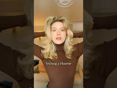 Hair styling with a hairtie✨💁🏼‍♀️ #hair #hairstyle #haircut #hairtutorial #hairinspo #shorts