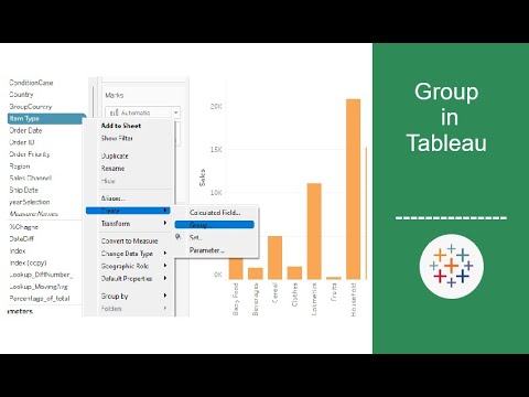 Create Group In Tableau | Analytics Planets