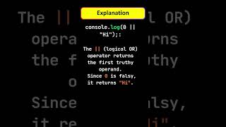 EXPERTS Reveal The Power Of JavaScript Logical OR Operator