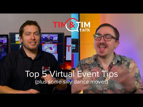 Top 5 Virtual Event Tips for Meetings-Conferences-Plenary Sessions!