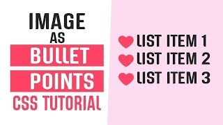 Using Image as Bullet Points With CSS | CSS Tricks and Tips | CSS Tutorials  2019