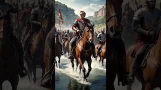 oman history fall of Caesar Roman politics Roman civil war Crossing the Rubicon Gaul #romanempire