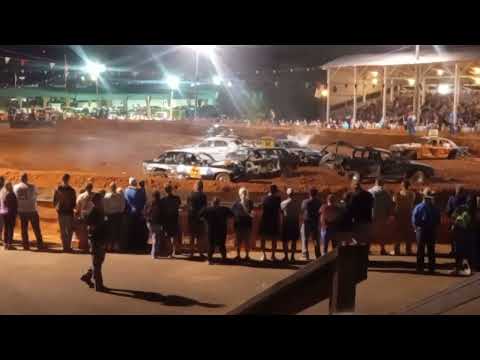 white co. Tennessee fair. demolition derby