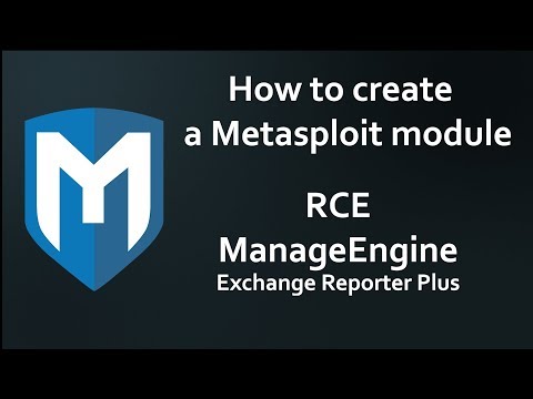 How to create a Metasploit module in example
