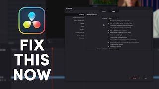 My MUST CHANGE DaVinci Resolve Settings (Pro Tips)