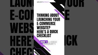 Launching Your E-Commerce Website #SEOShorts