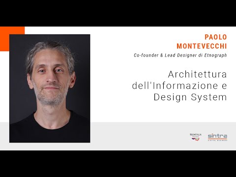 Paolo Montevecchi - Architettura dell'informazione e Design System