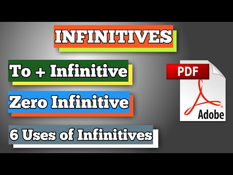 Infinitives. Functions of Infinitives. All uses of Infinitives. Zero and To+Infinitive.