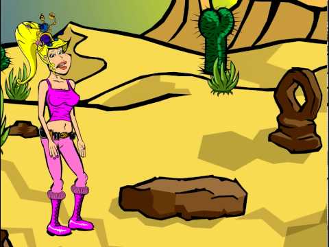Brandi in the desert