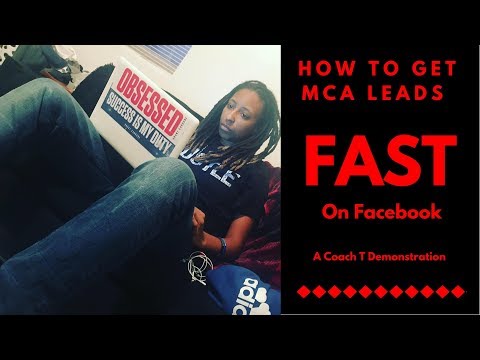 How to Get MCA leads FAST on Facebook