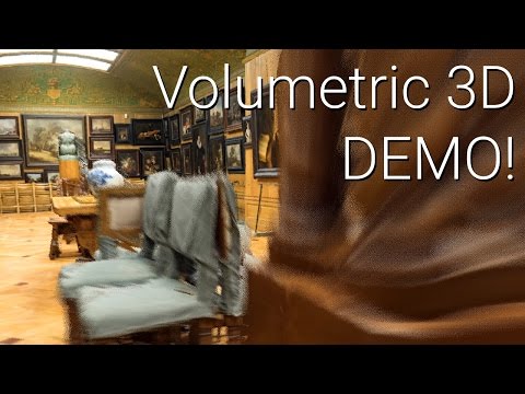 Working 6DOF volumetric 360 panorama