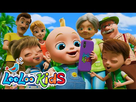 One Big Family - 15 Minutes | LooLoo Kids Family Song | Kids Songs and Nursery Rhymes